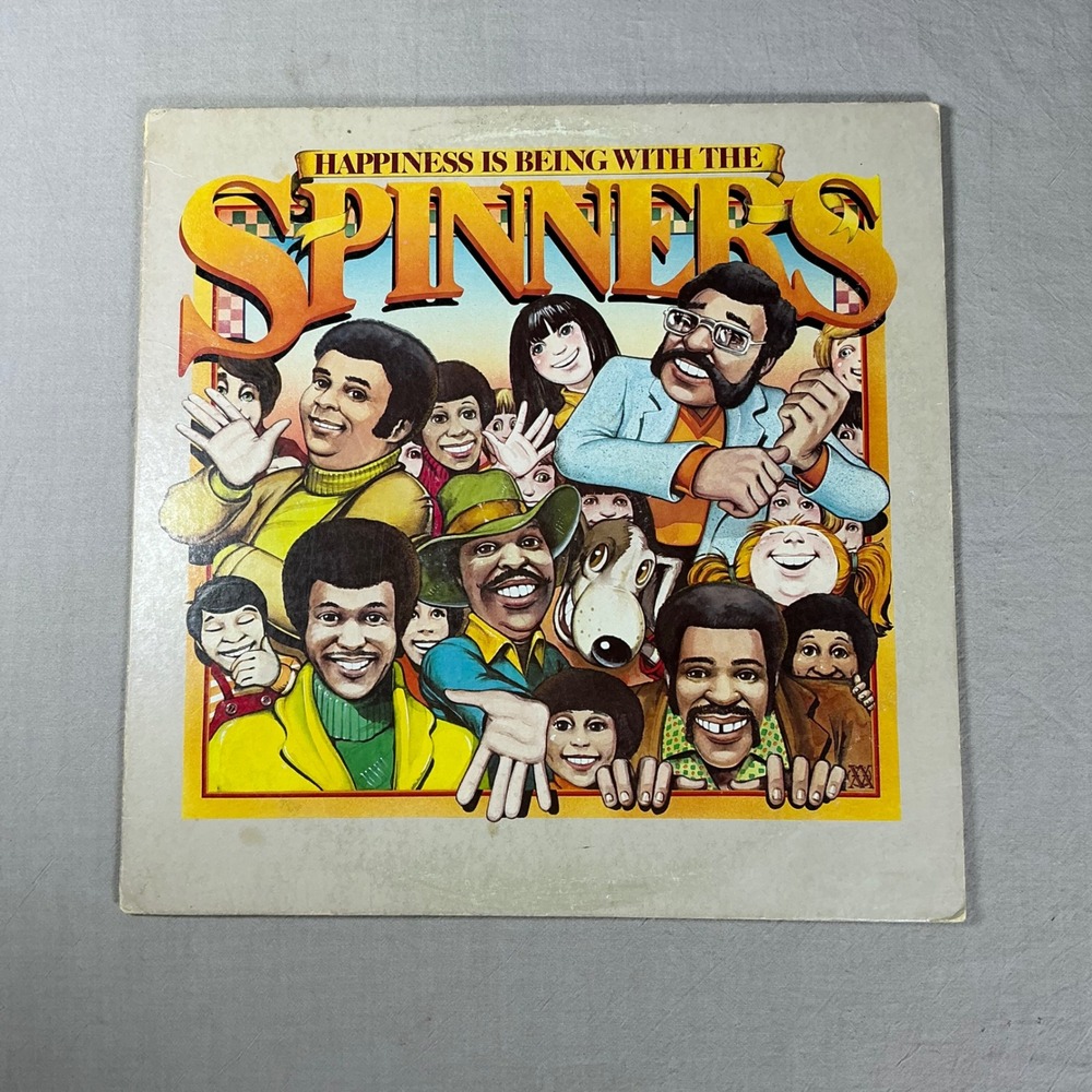The Spinners Happiness Is Being With The Spinners Vinyl LP 1976 Atlantic SD